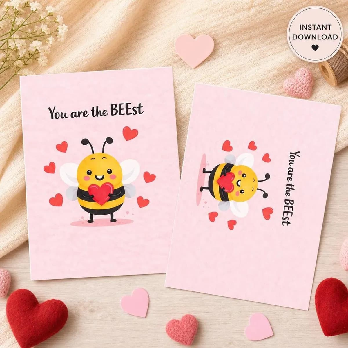 Cute Bee Love Card