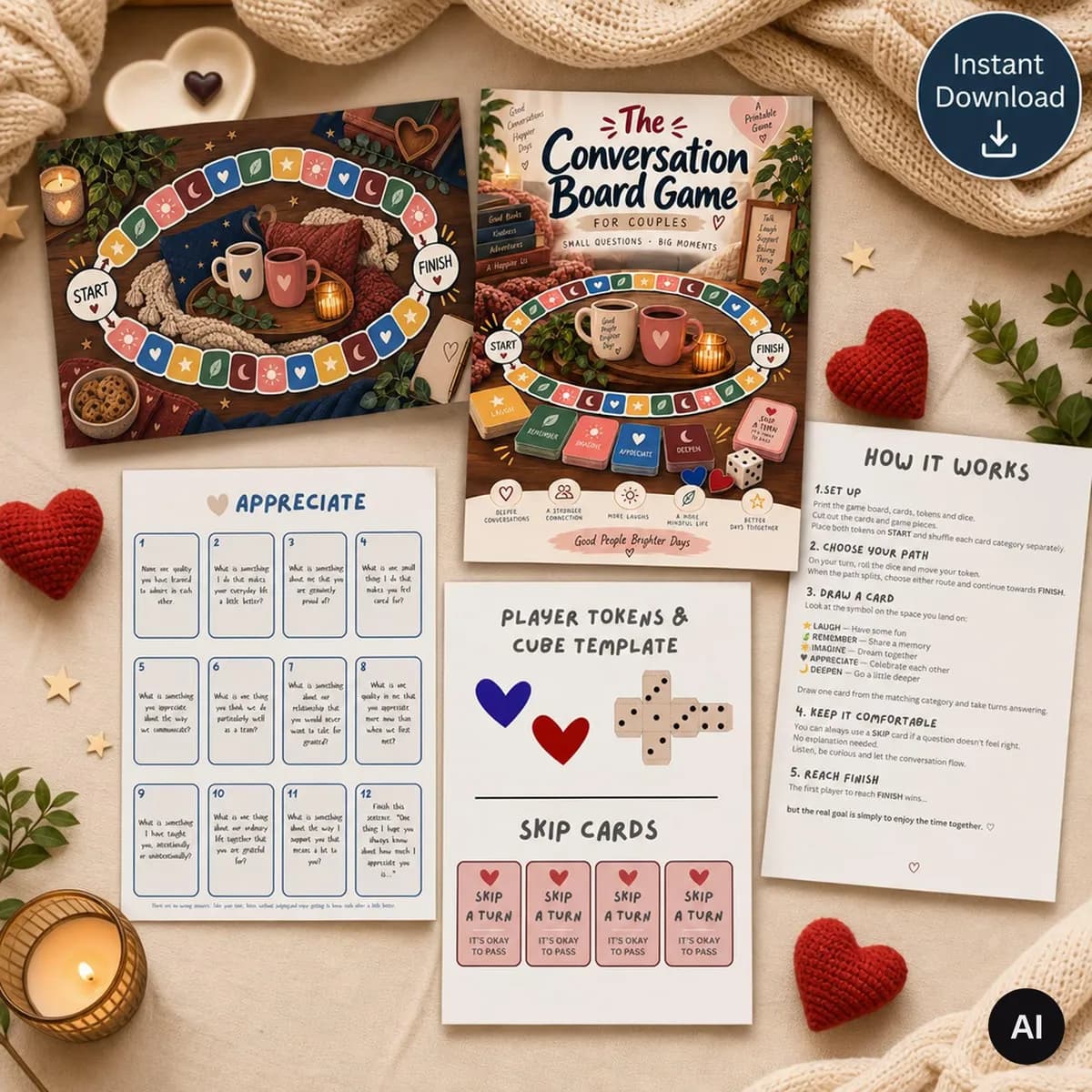 Printable Couples Date Night Game