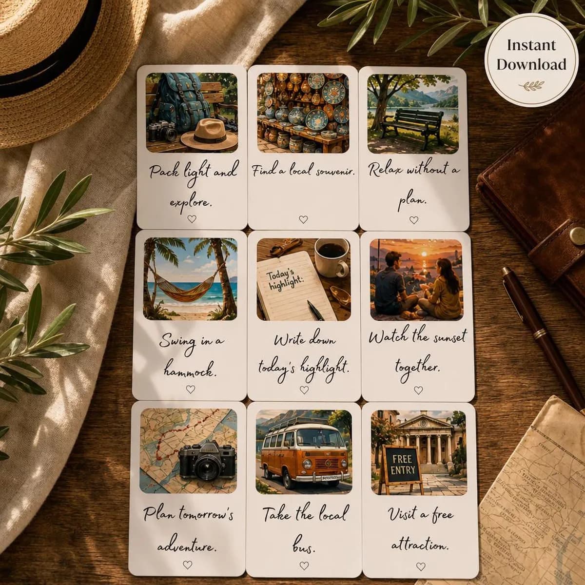 Travel Challenge Cards