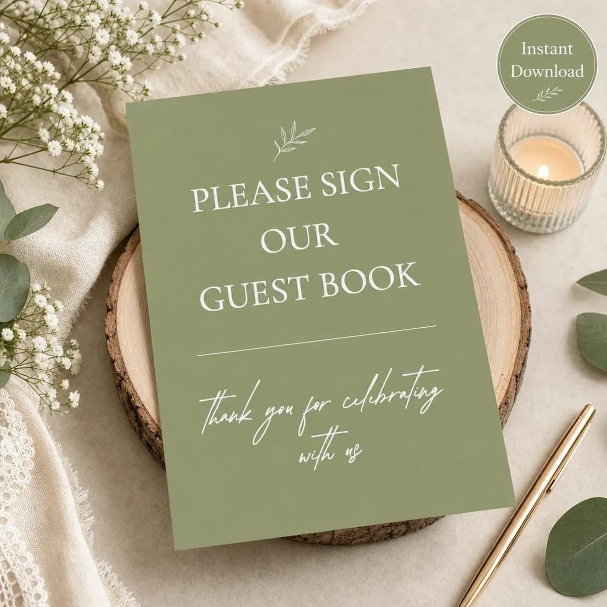 Wedding Guest Book Sign