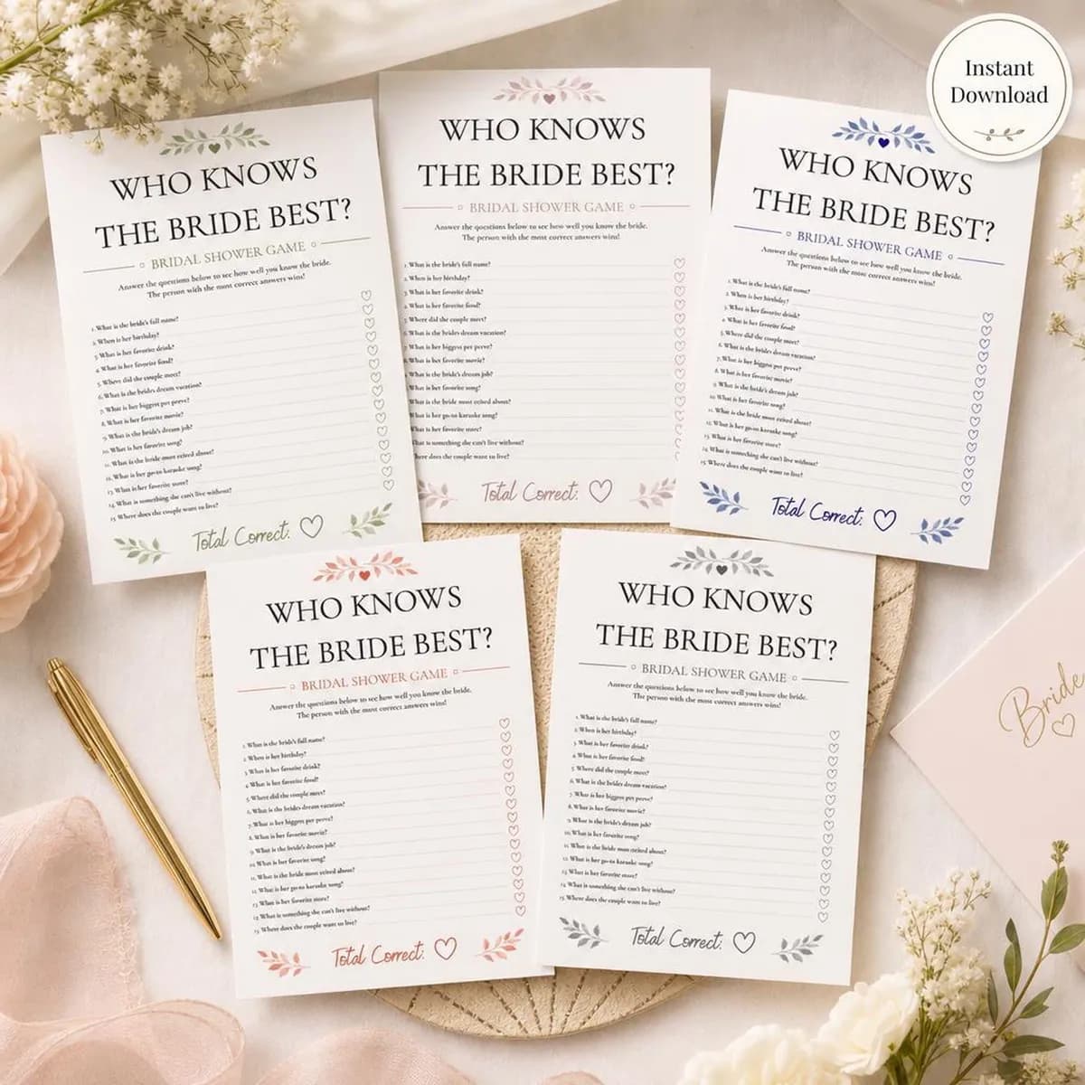 Who Knows the Bride Best Game