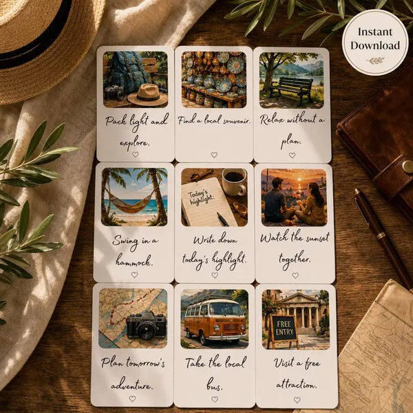 Travel Challenge Cards
